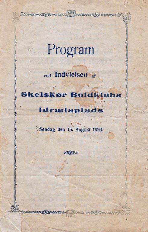 Boldklubben 1926 Stadionindvielse 15 8 1926 