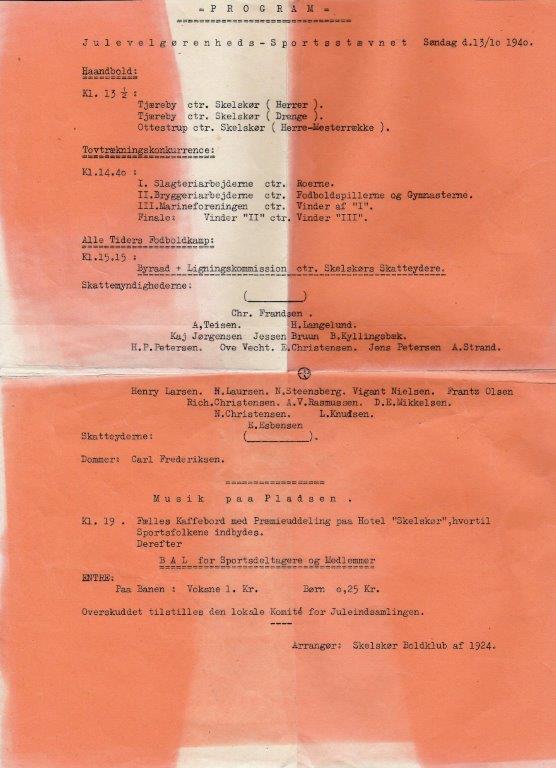 Boldklubben 1940. Sportsstævne 13. okt